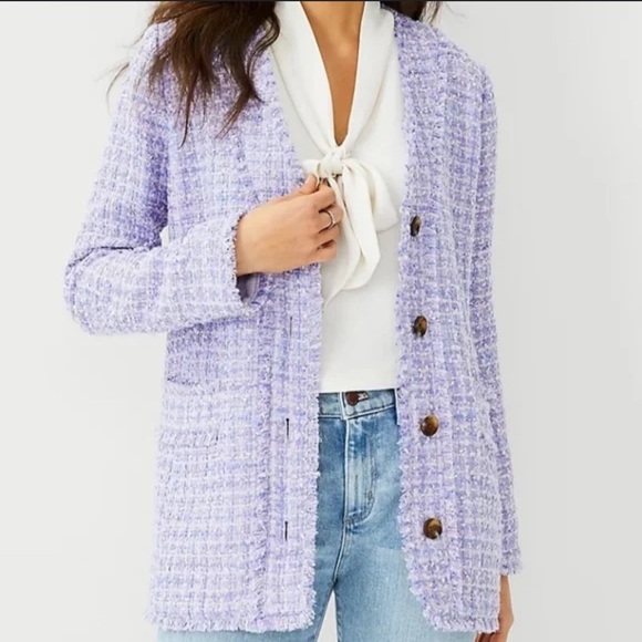 Ann Taylor Tweed Jacket, Size 8 - Picture 1 of 12